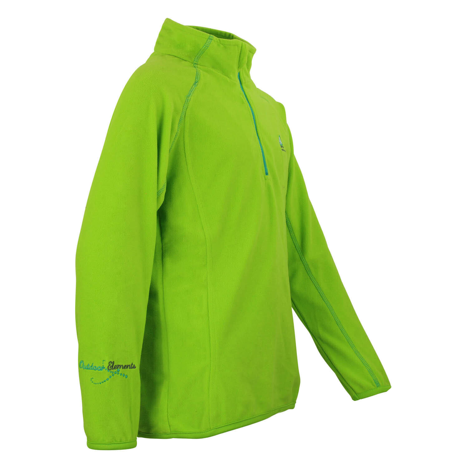 Sweatshirt aus Mikrofleece mit halbem Reißverschluss, Mädchen Peak Mountain Gafi 4/4