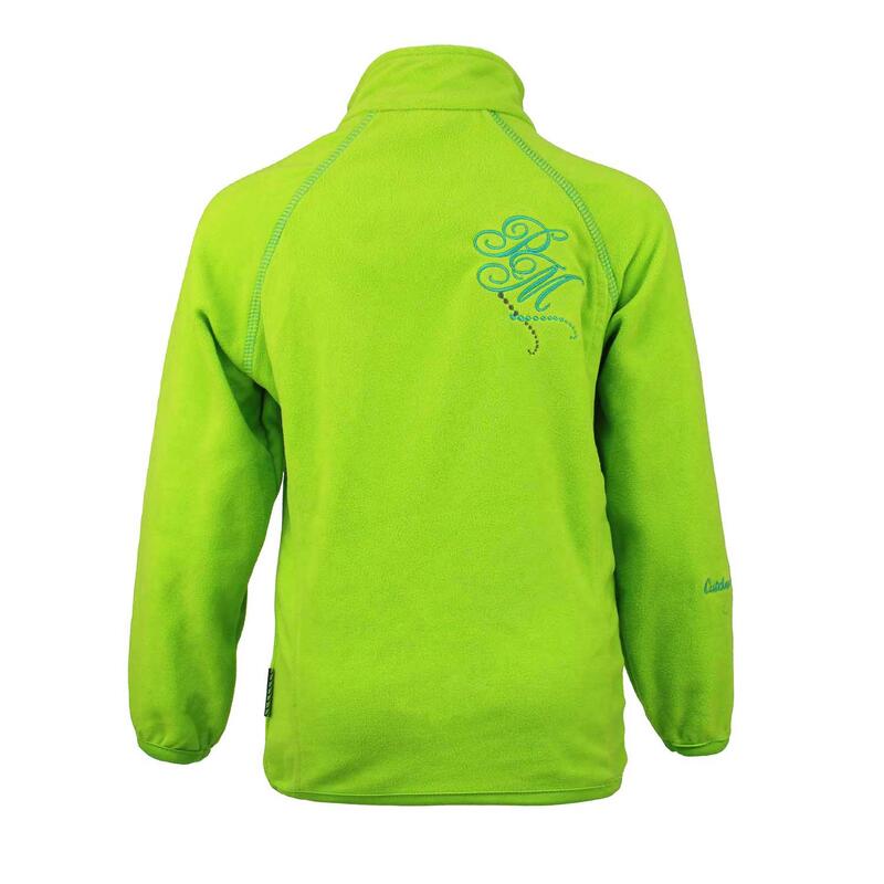 Microfleece sweatshirt met halve rits voor meisjes Peak Mountain Gafine