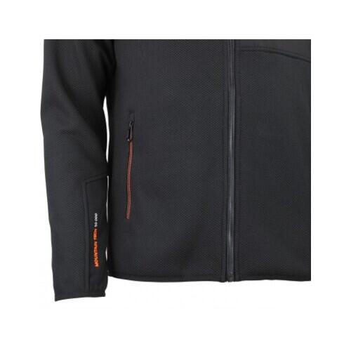 Afneembare hoodie met softshell panelen Peak Mountain Carhood