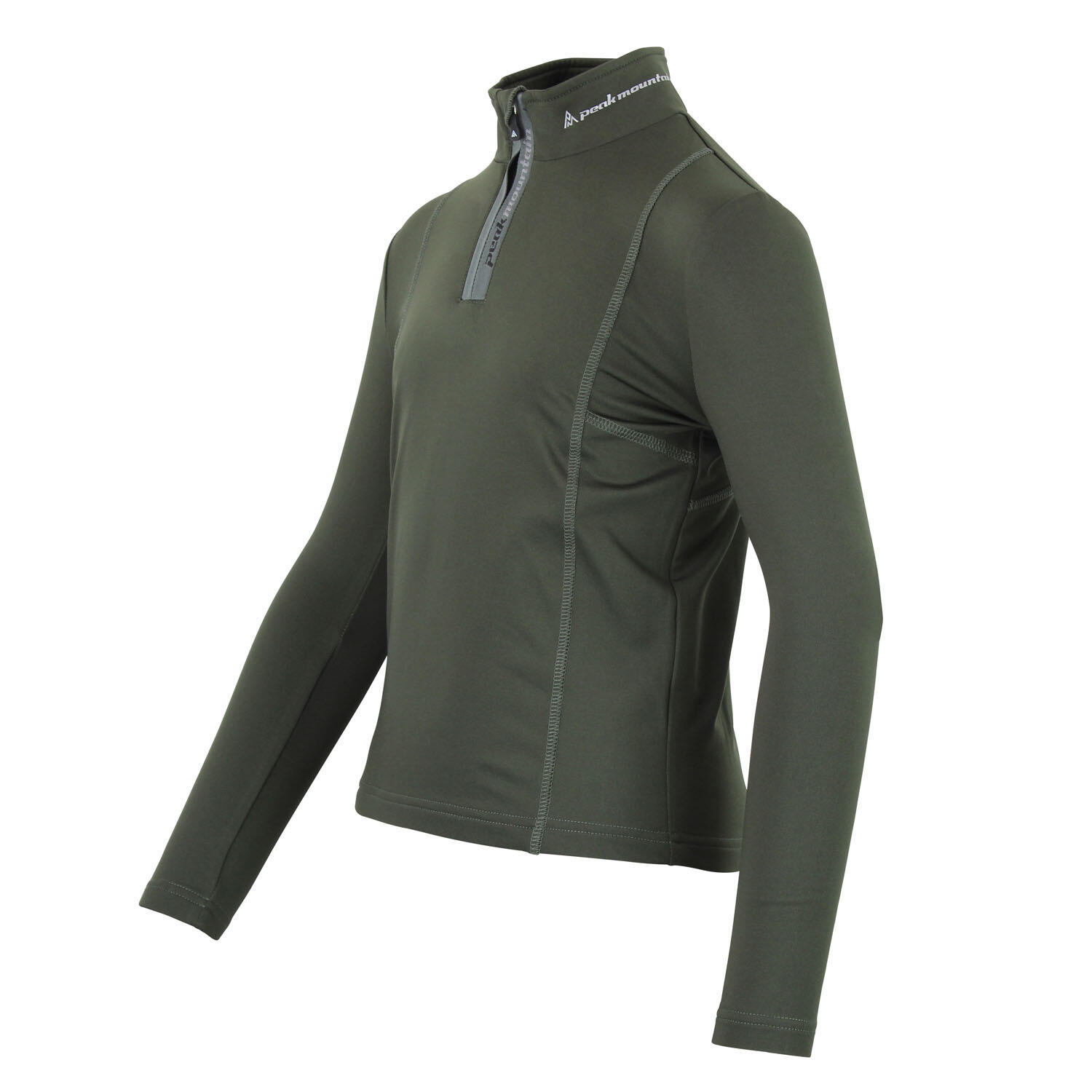 Camiseta segunda piel con cremallera para niño Peak Mountain Ecanevi 3/4