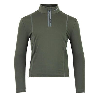 T-shirt 1e huid met rits voor kinderen peak mountain ecanevi