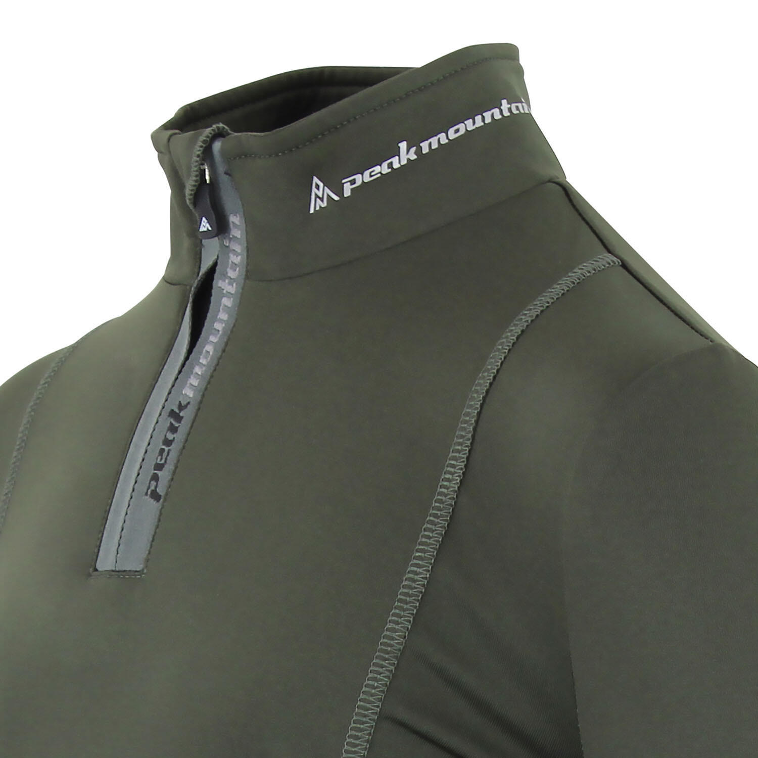 Camiseta segunda piel con cremallera para niño Peak Mountain Ecanevi 4/4