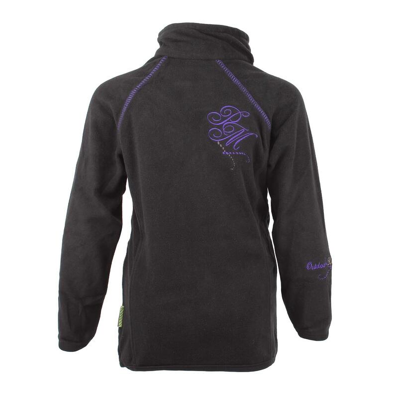 Microfleece sweatshirt met halve rits voor meisjes Peak Mountain Fafine