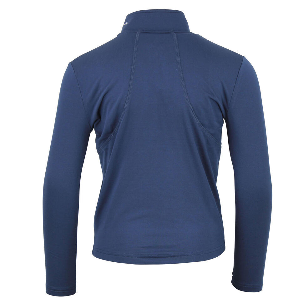 T-shirt pierwsza warstwa z suwakiem dla dzieci Peak Mountain Ecanevi
