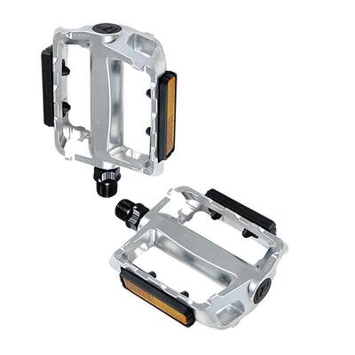 Aluminium pedalen uit één stuk met verstelbare voetsteun optimiz d9/16