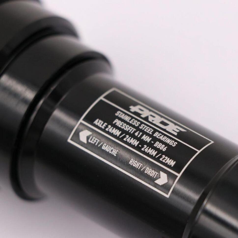 Wspornik dolny ze stali nierdzewnej Pride Racing Racing BB86