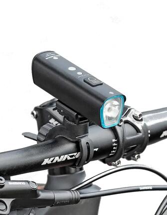 Lampe Avant Vélo Rockbros V9M-1000 - 1000 Lumens, IPX6, 5 Modes, Noire