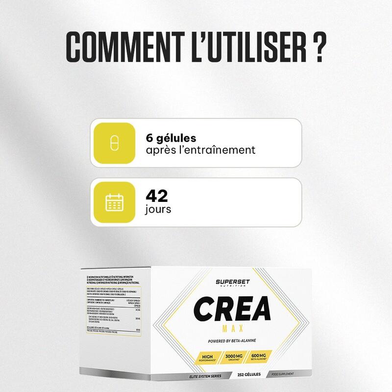 Créatines | Crea Max (252 Caps)