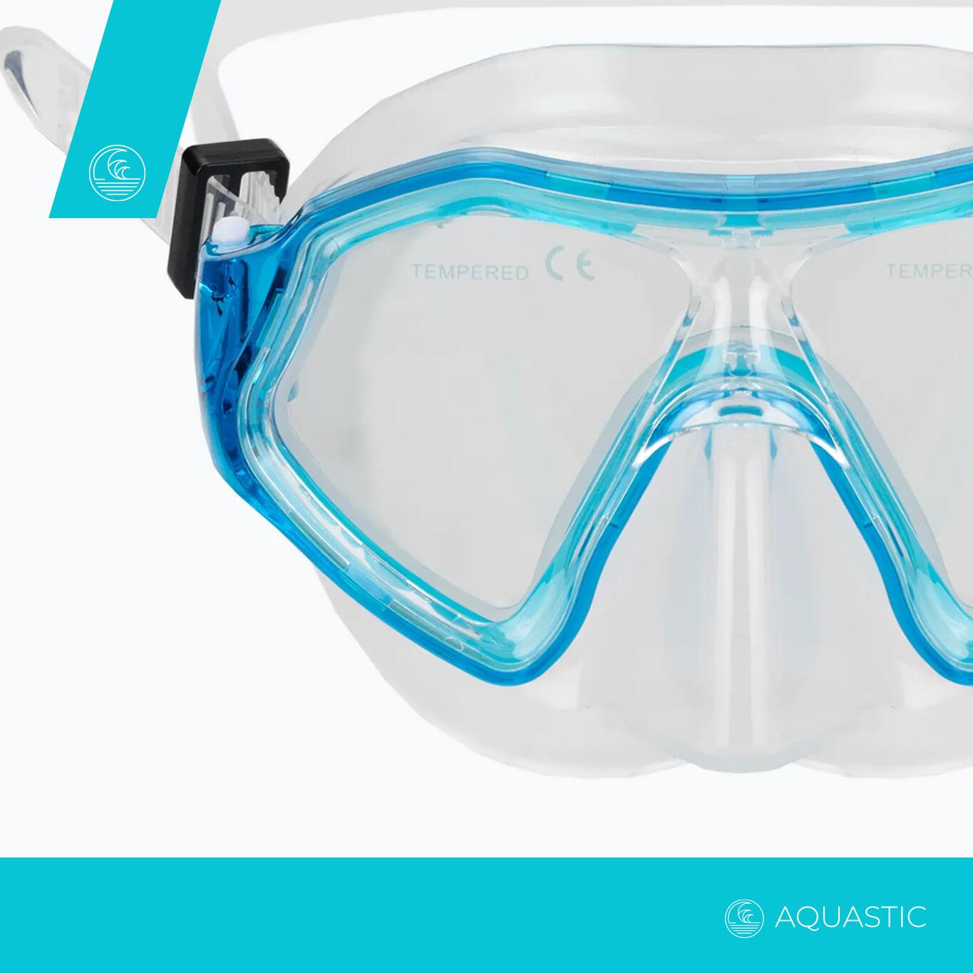 AQUASTIC Shelly kindersnorkelset 4/5