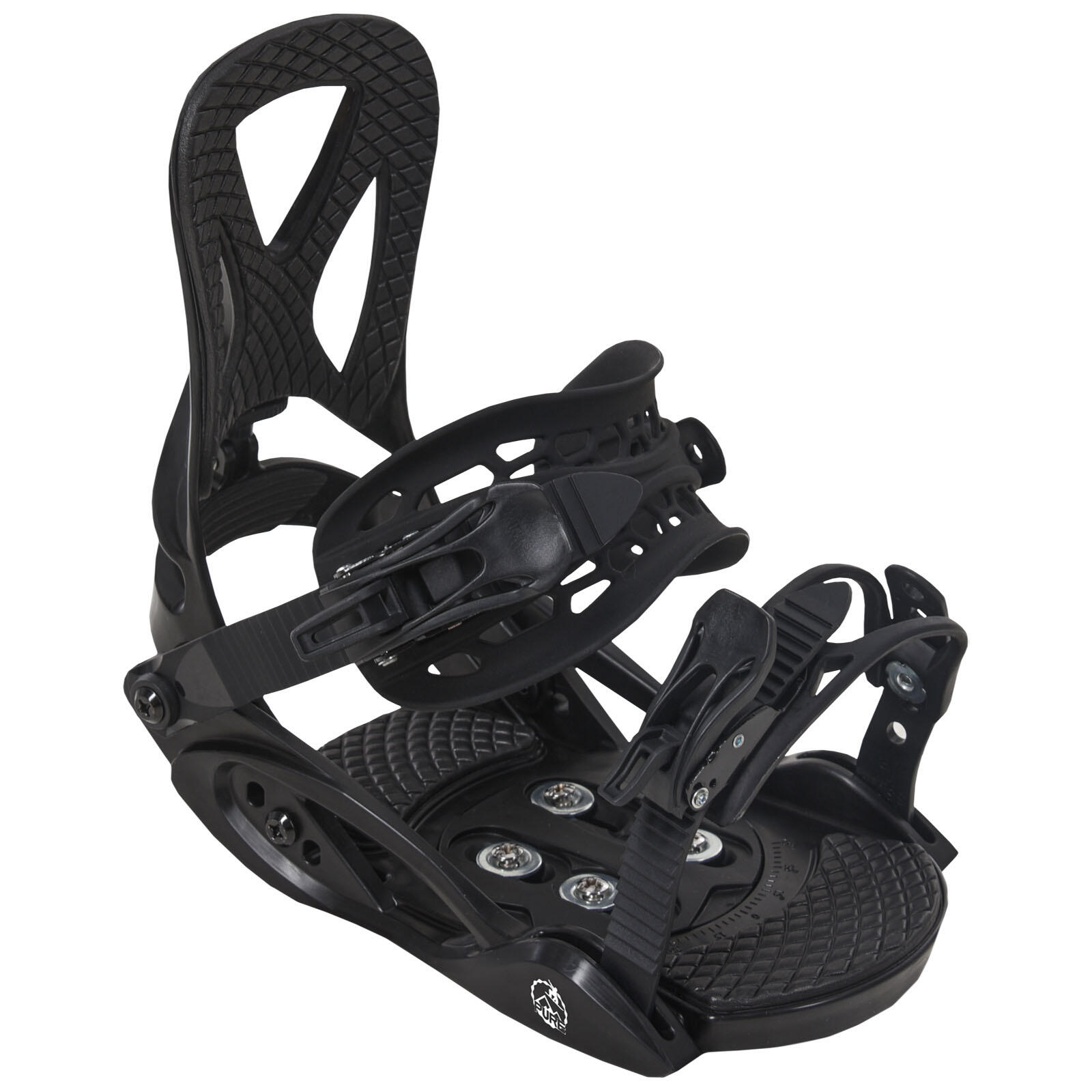 2er Pack Snowboard-Leine Schwarz - Verstellbare Bindungsgurte Aus Nylon