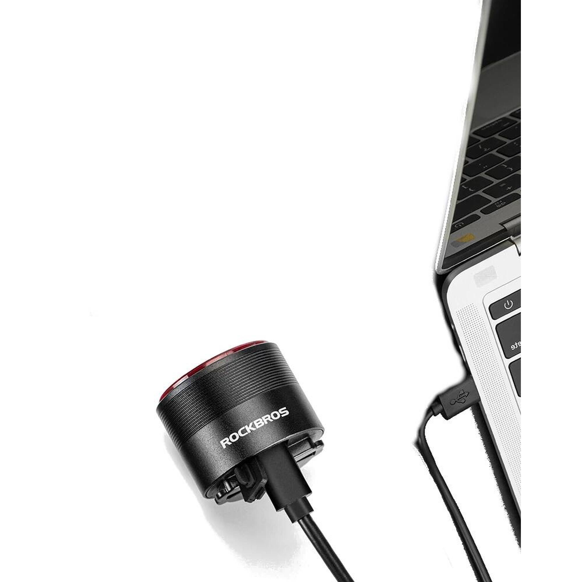 Lampa rowerowa Rockbros tylna z inteligentnym systemem stop