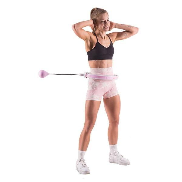 Sada masážní hula hoop HMS HHW06 a BR163 PLUS SIZE zeštíhlujícího pásu 6/7