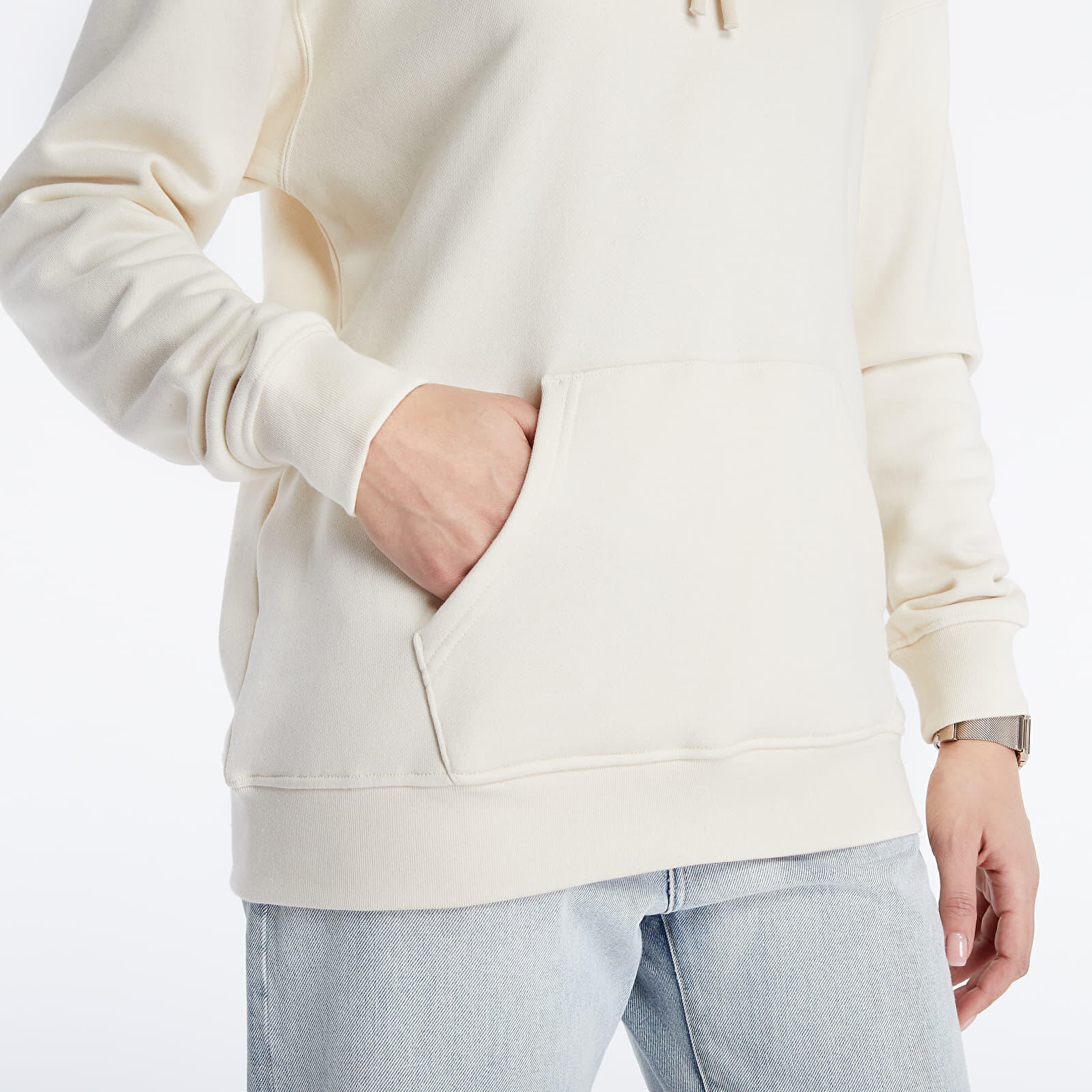 adidas Womens adicolor Classics Trefoil Hoodie Cream ADIDAS Decathlon