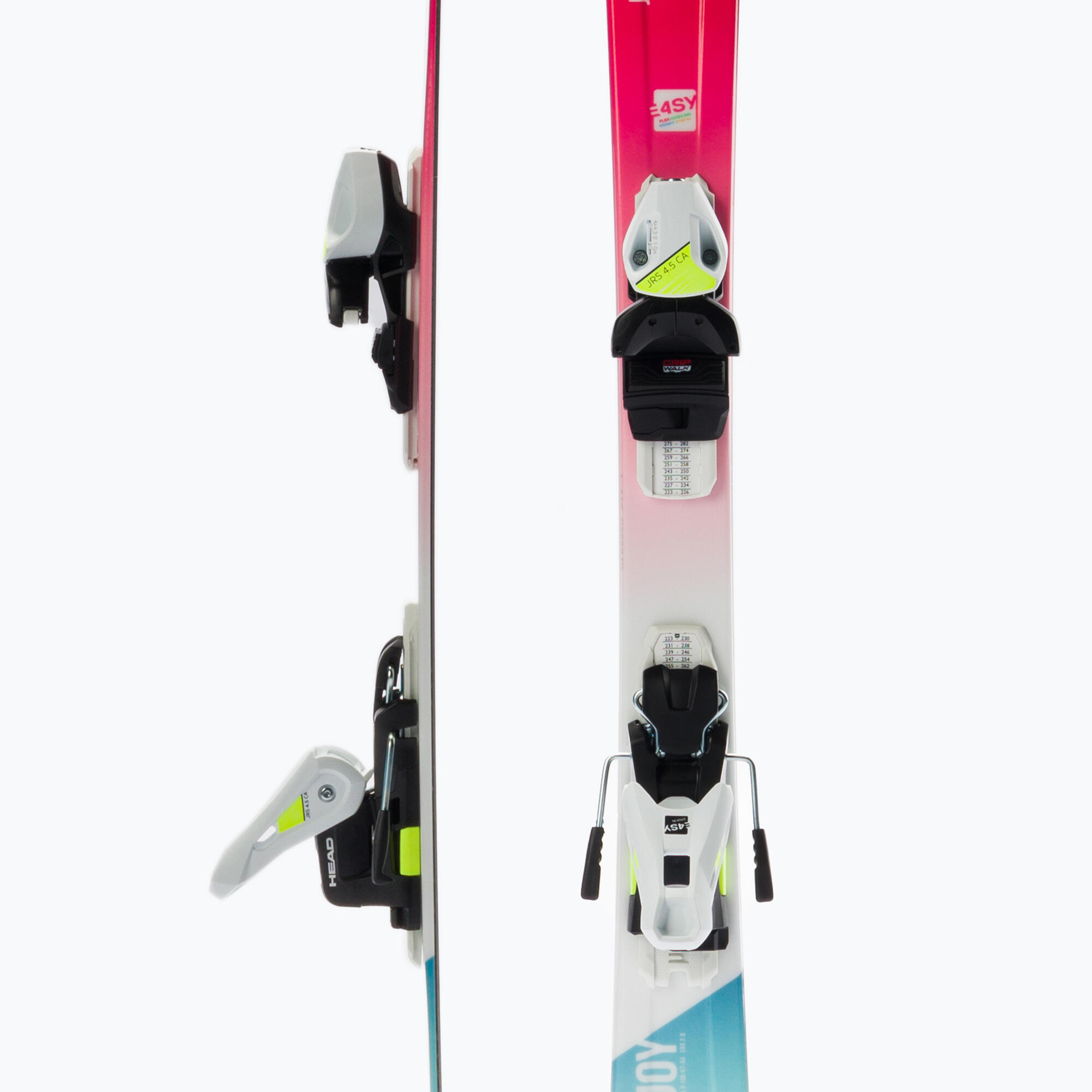Dětské lyže HEAD EASY JOY + lyžařské vázání HEAD JRS 4.5 s GRIP WALK 5/7