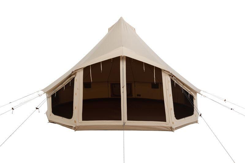 CANVASCAMP Sibley 520 Apex Tenda - Ampia, Resistente e Confortevole - Per 8 Persone