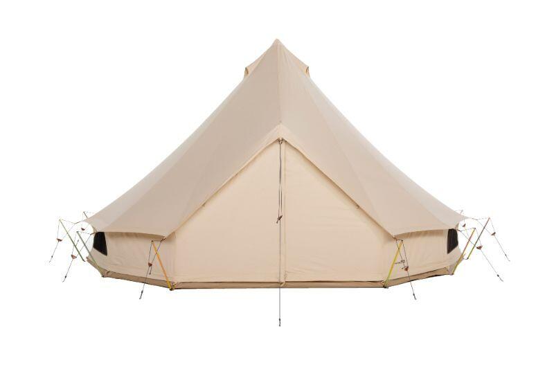 CANVASCAMP Sibley 500 Apex Tenda per 8 Persone - Cotone Resistente