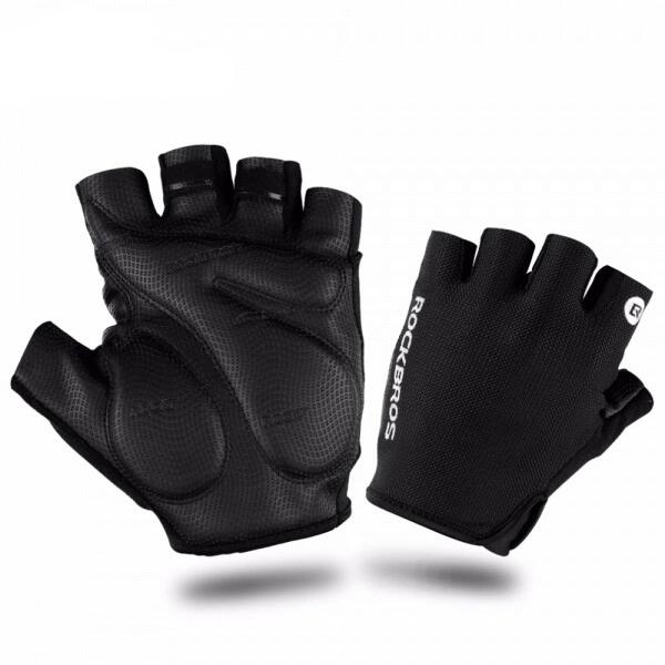 Mănuși ciclism antiderapante, respirante S106Bk, negru