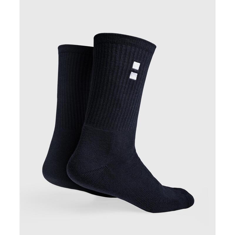 Club Chaussettes de Tennis/Padel Homme Noir Lot de 2