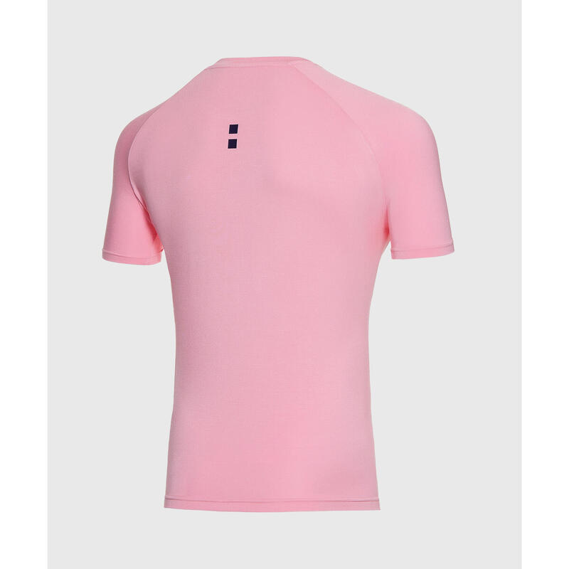 T-shirt de Tennis/Padel Organique Homme Sea Pink