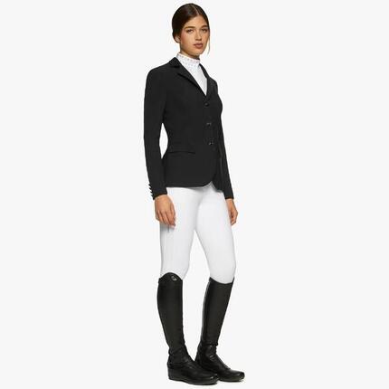 Cavalleria Toscana Dames Wedstrijd Rij Jas Zwart -