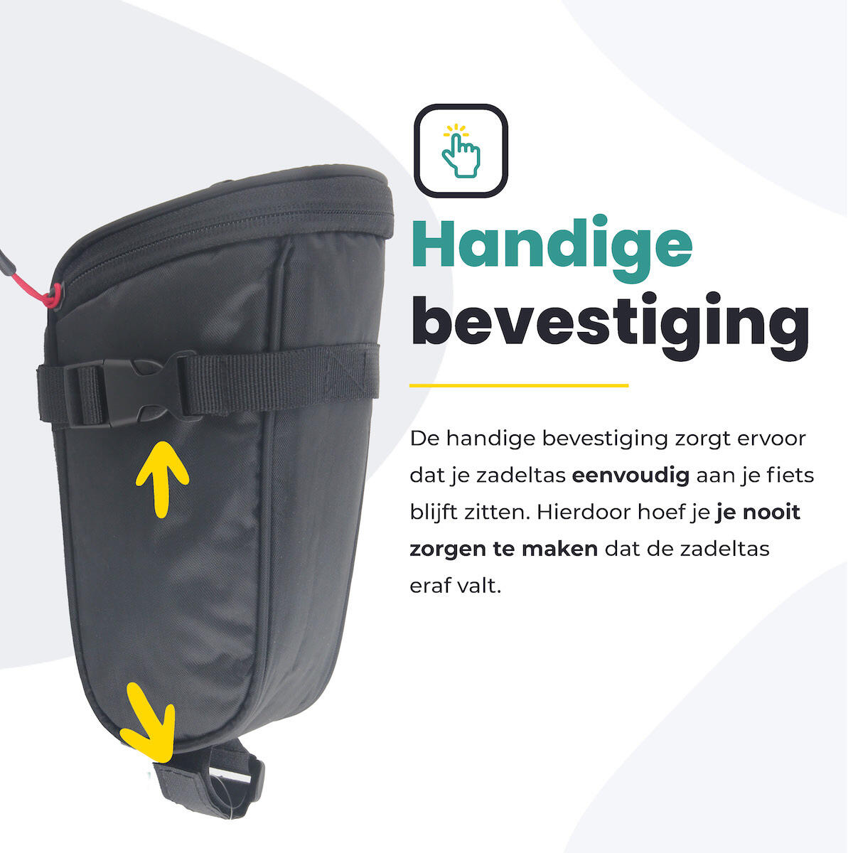 Fietstas voor Toerfietsen van het merk VOLTANO - Unisex - Kleur ZWART -  - ONE 3/7