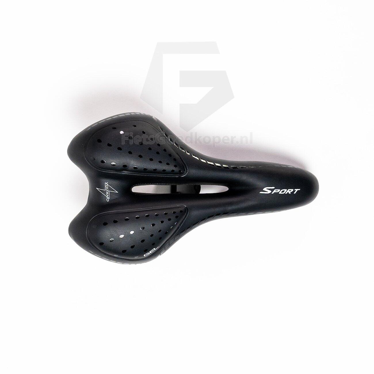 Voltano Sport Trekking Fietszadel – Zwart - Unisex – Strawberry 3/7