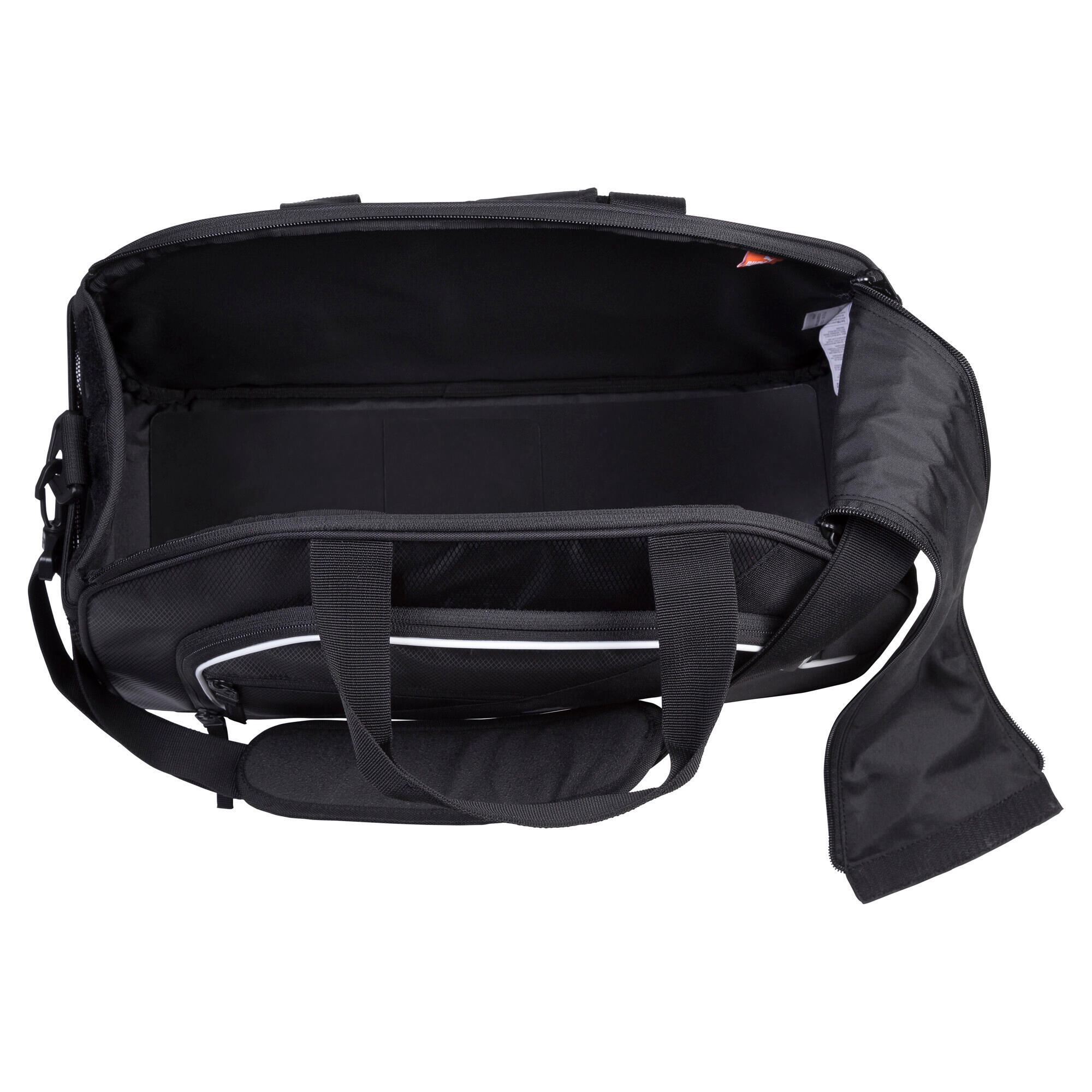 Saco médico de equipa saco de futebol masculino preto-branco 3/4