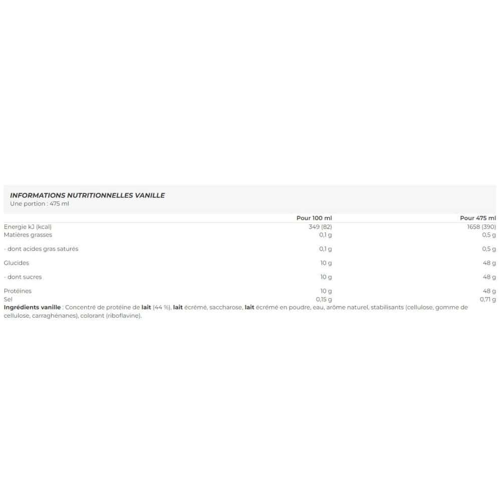 Boissons protéinées - Protein XL Shake - Vanille Pack de 12 4/4