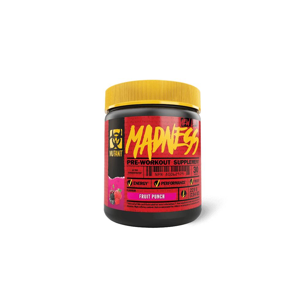 MUTANT Pre-workout - Mutant Waanzin (225g) - Fruit Punch