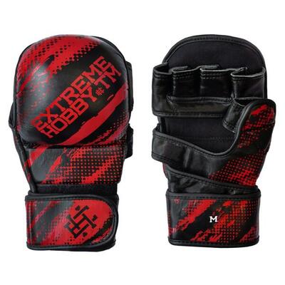 Mma-handschoenen extreme hobby core red training