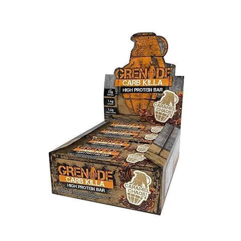 Grenade Protein Bars - Caramel Chaos - 720 gram (12 repen)