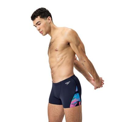 Badehose Boxer Speedo Alov Digi V-Cut Short Am