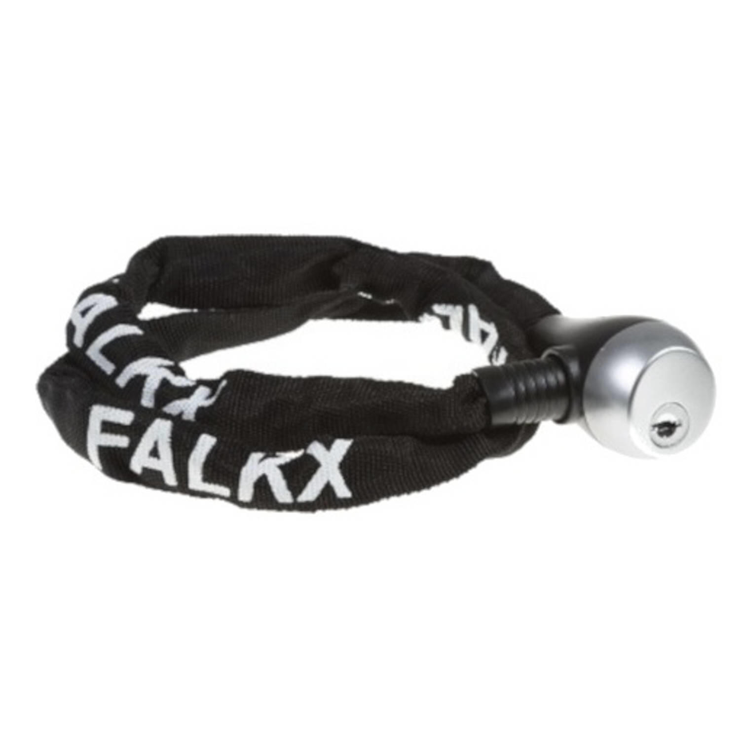 Falkx Kettingslot 80CM - Zwart - Nylon Hoes 3/3