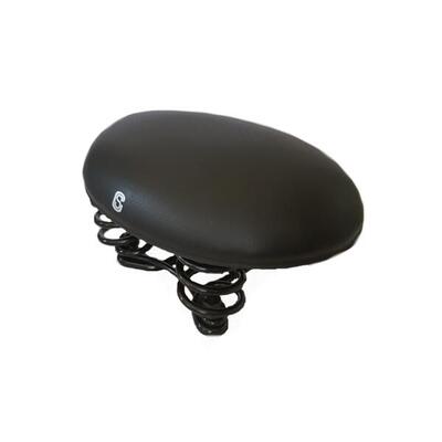 Selle comfort rokzadel / fietszadel - zwart