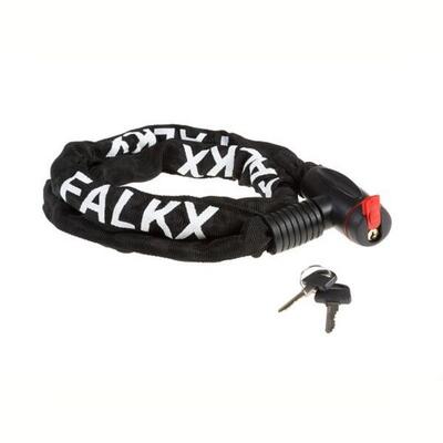 Falkx kettingslot 120 cm - zwart