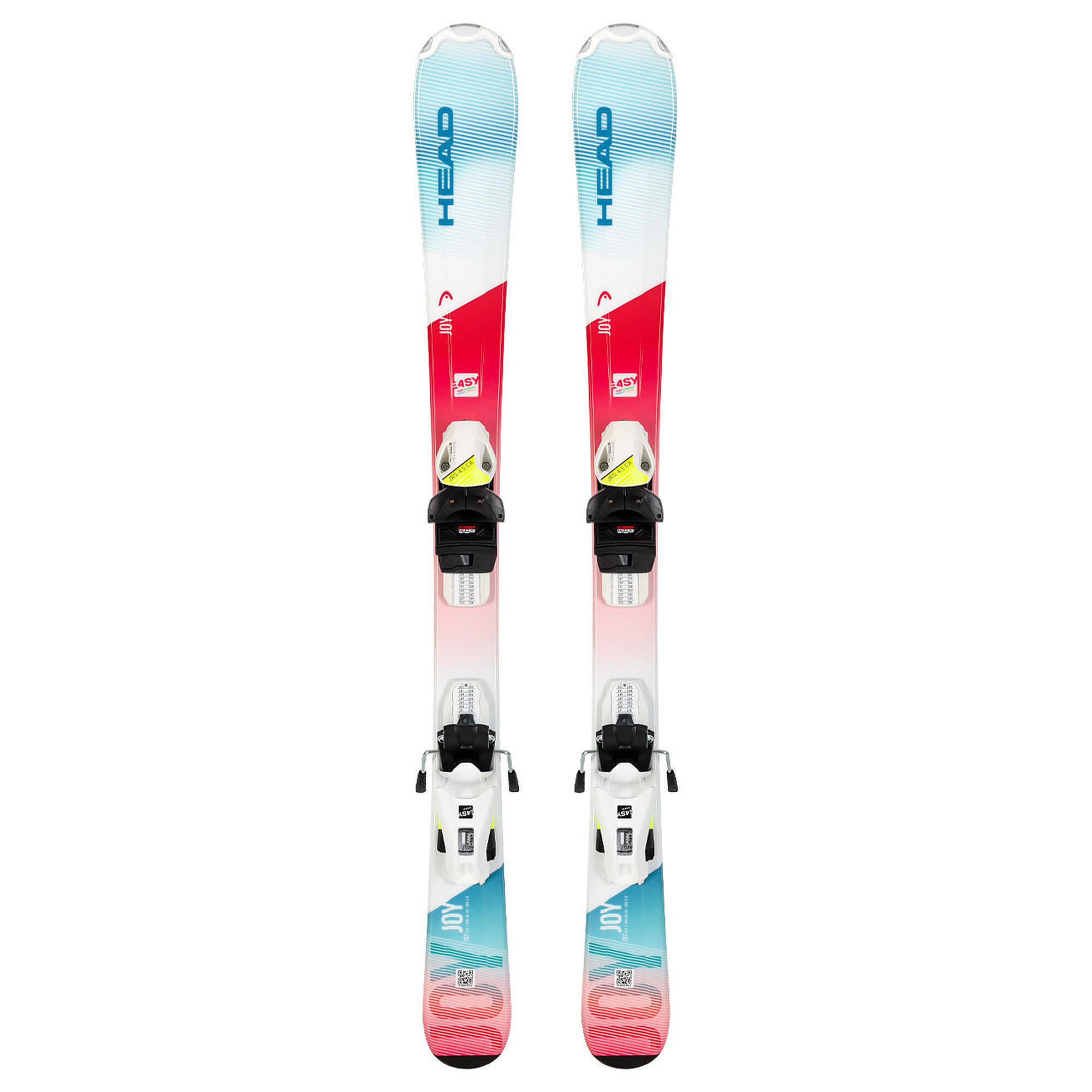 HEAD Dětské lyže HEAD EASY JOY + lyžařské vázání HEAD JRS 4.5 s GRIP WALK