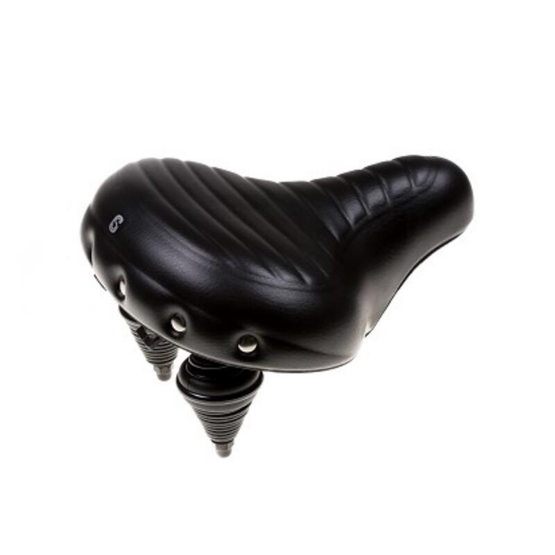 Selle Comfort Comfort Wave Wave Black, sans écharpe (pack suspendu).