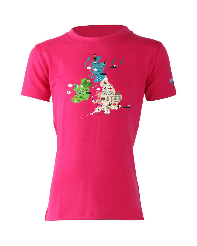 LASTING Kinder Merino T-Shirt NORD