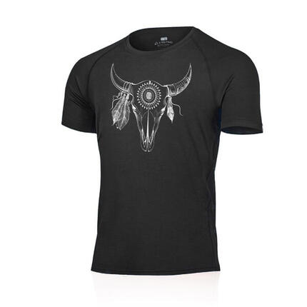 T-shirt homme en mérinos avec imprimé BULO