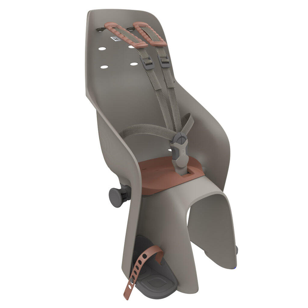 Urban Iki - Banquette Arrière - U-me Easyfix - Siège Vélo Enfant - Gris|marron - Taille Unique - Decathlon