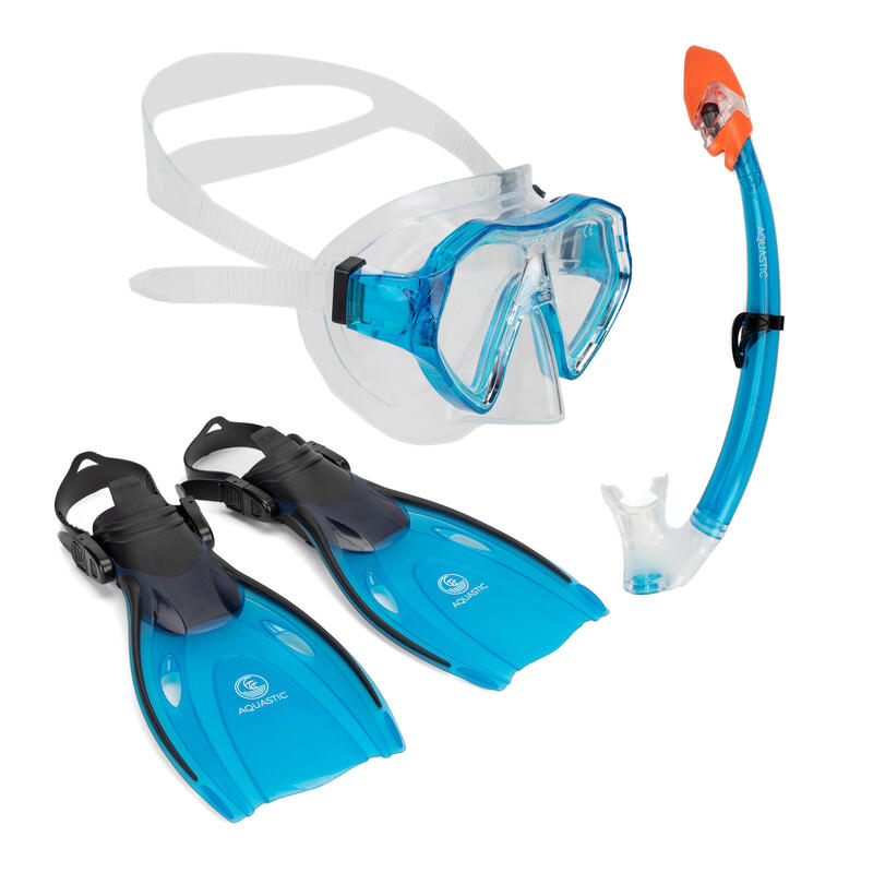 Zestaw do snorkelingu dziecięcy AQUASTIC Shelly