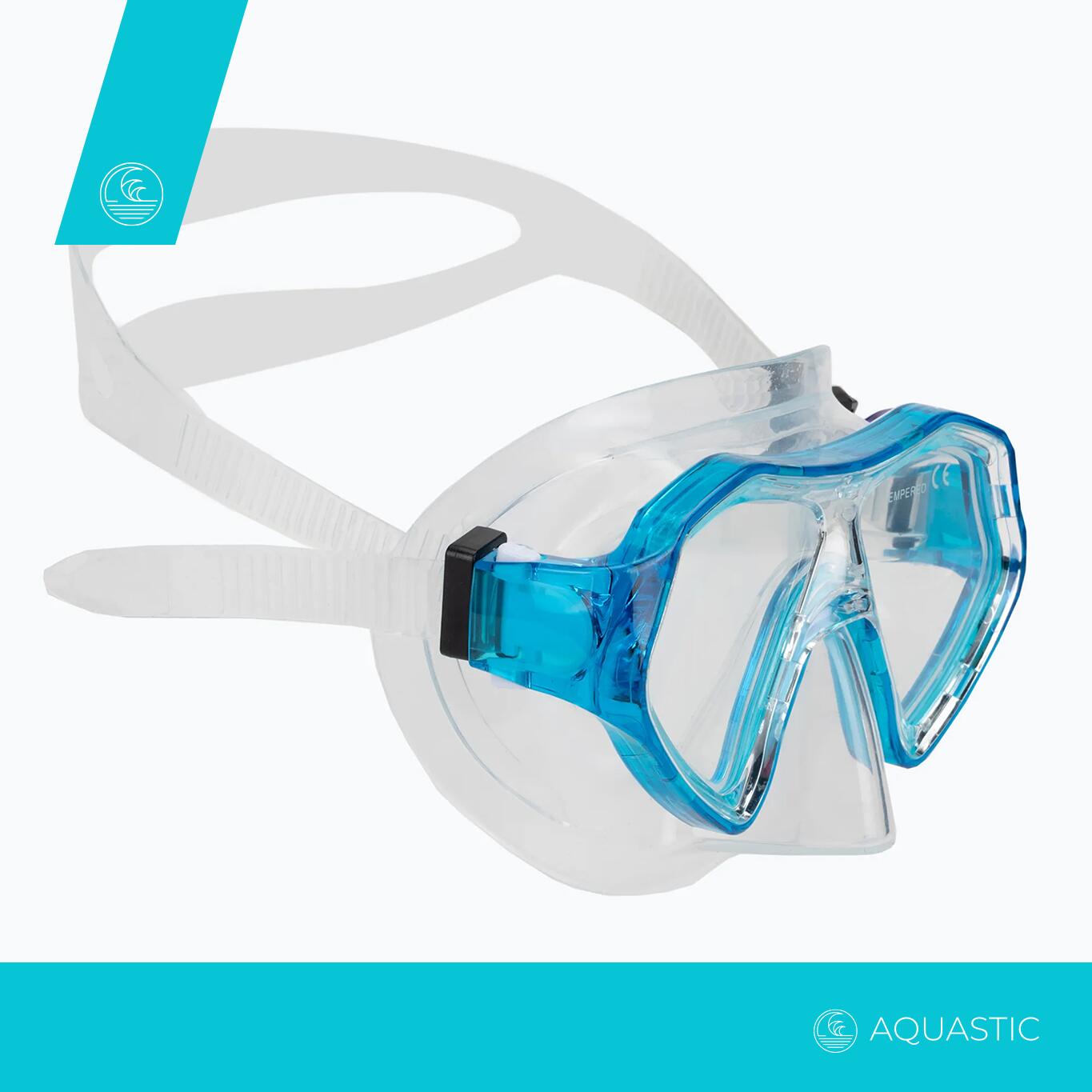 AQUASTIC Shelly kindersnorkelset 2/7