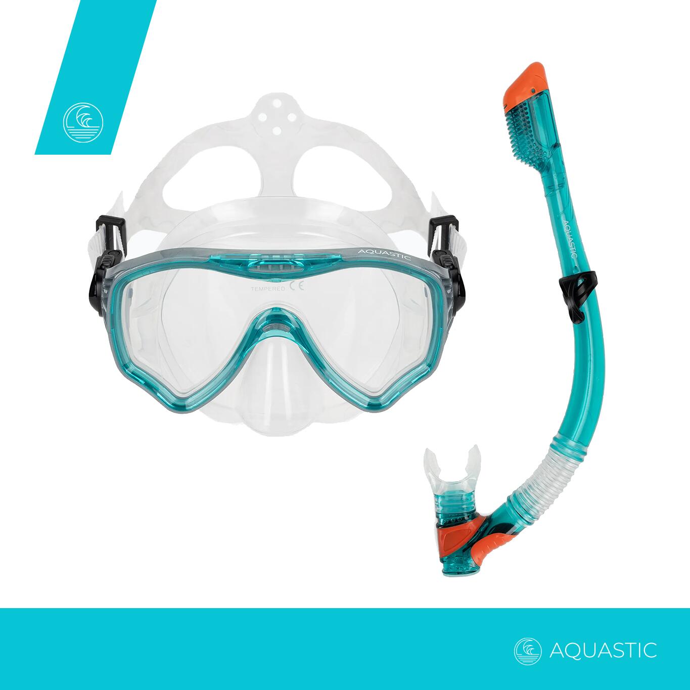 AQUASTIC Jetty snorkeling készlet 2/7