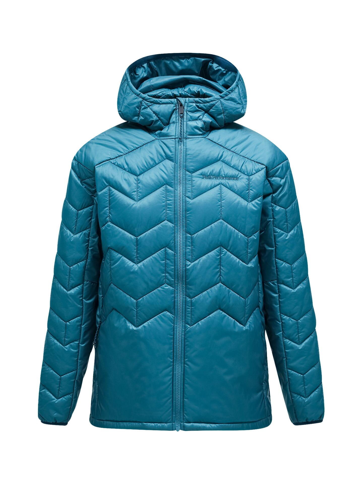 Kurtka Peak Performance męska Elevate Liner Hood turkusowa 24/25