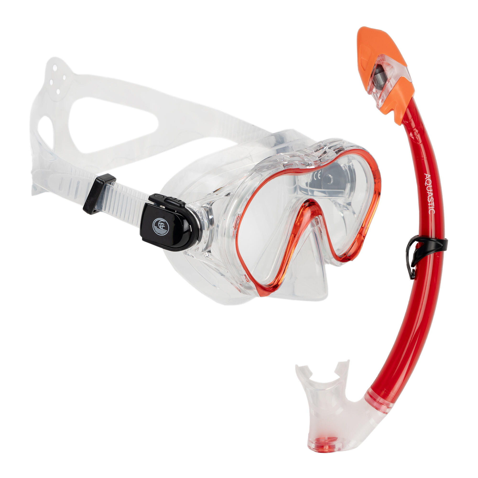 Aquastic - Ensemble De Plongée En Apnée Pour Enfants Aquastic Minke - Kit De Snorkeling - Rouge - Taille Unique - Decathlon