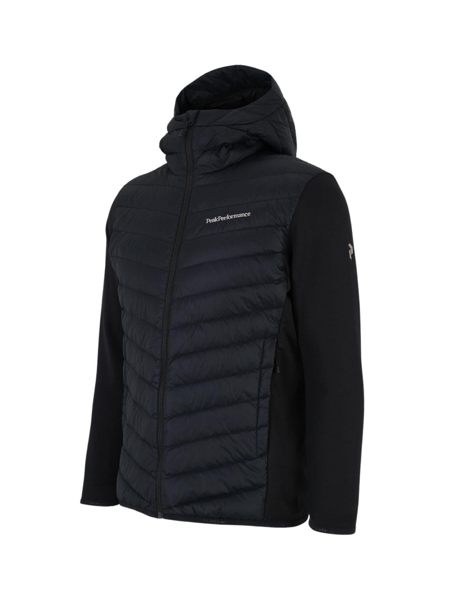 Kurtka Peak Performance męska Frost Down Hybrid Hood czarny 24/25 3/4