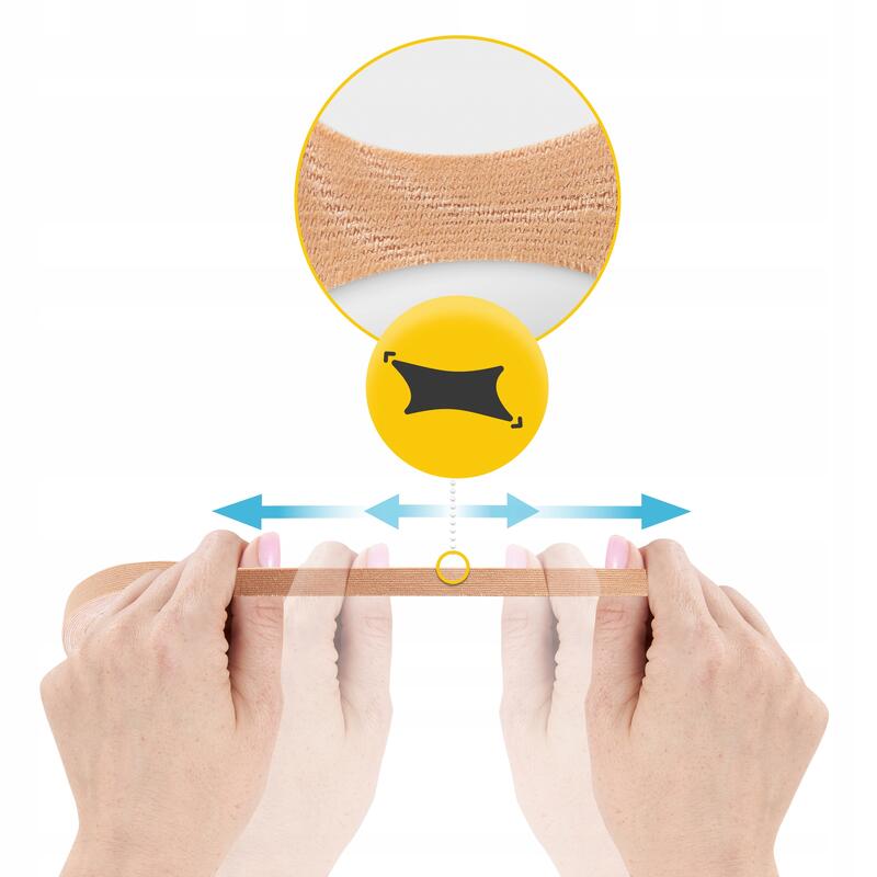 Kinesiotaping pentru fața și ridurile 4FIZJO 1 cm x 5 m