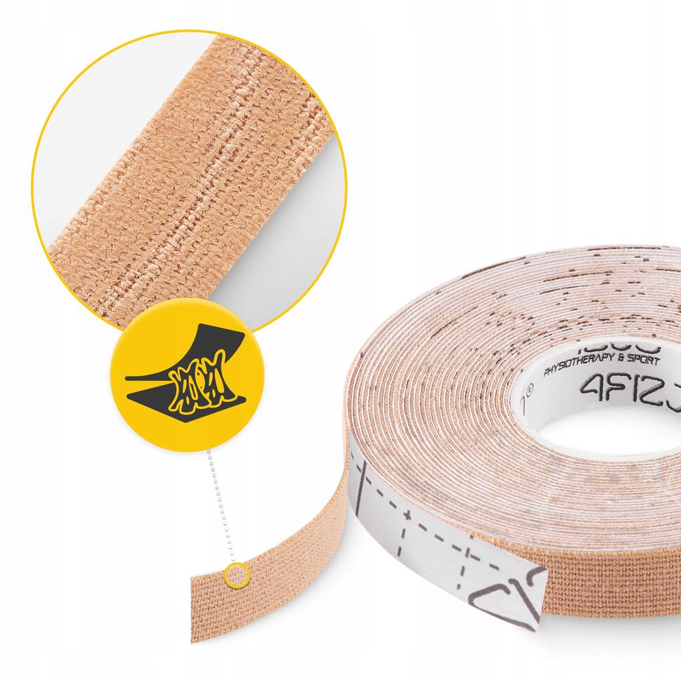 Kinesiotaping do oklejania twarzy i zmarszczek 4FIZJO 1 cm x 5 m