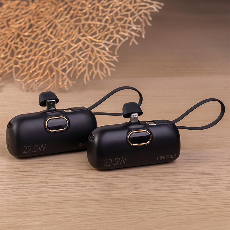 PowerBank Forever Mini MTB-100 22.5W 5000mAh Lightning portabil