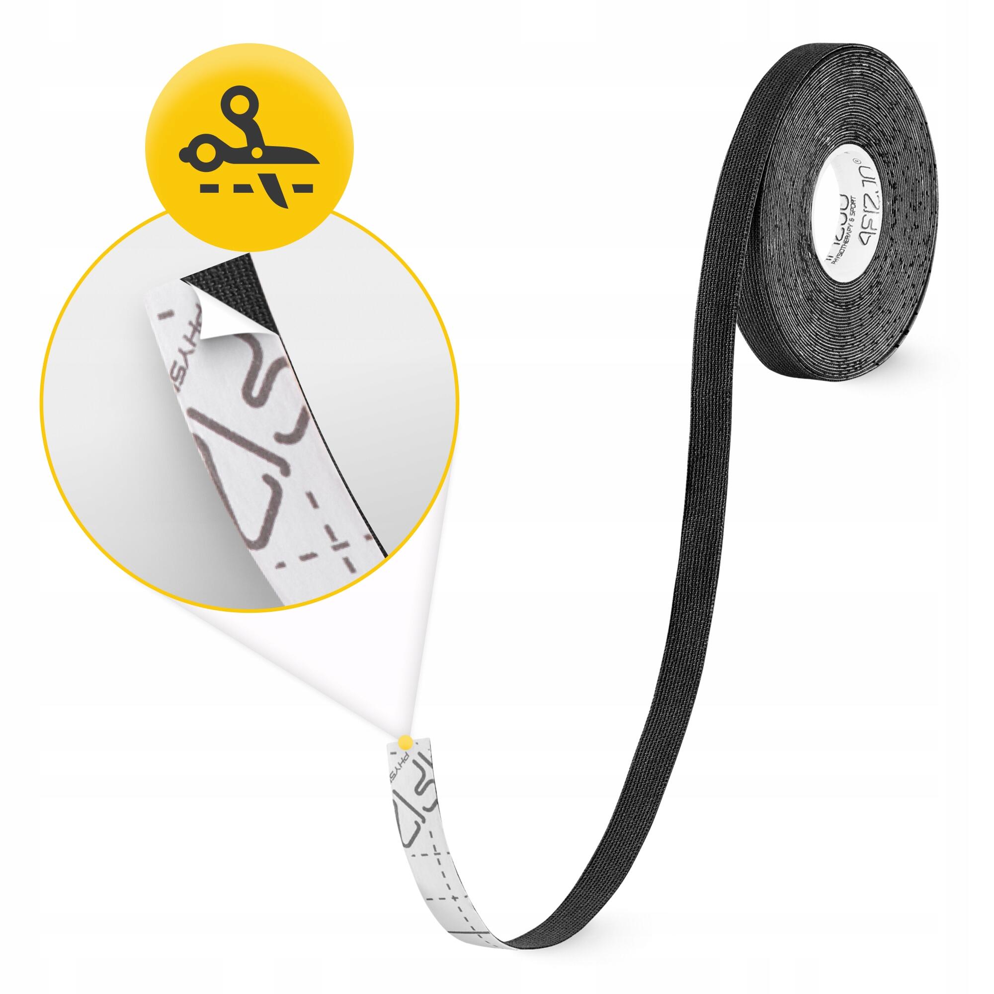 Kinesiologie Tape 1 cm x 5 m Physio Tape Wasserfest Elastisch 4FIZJO 4/7